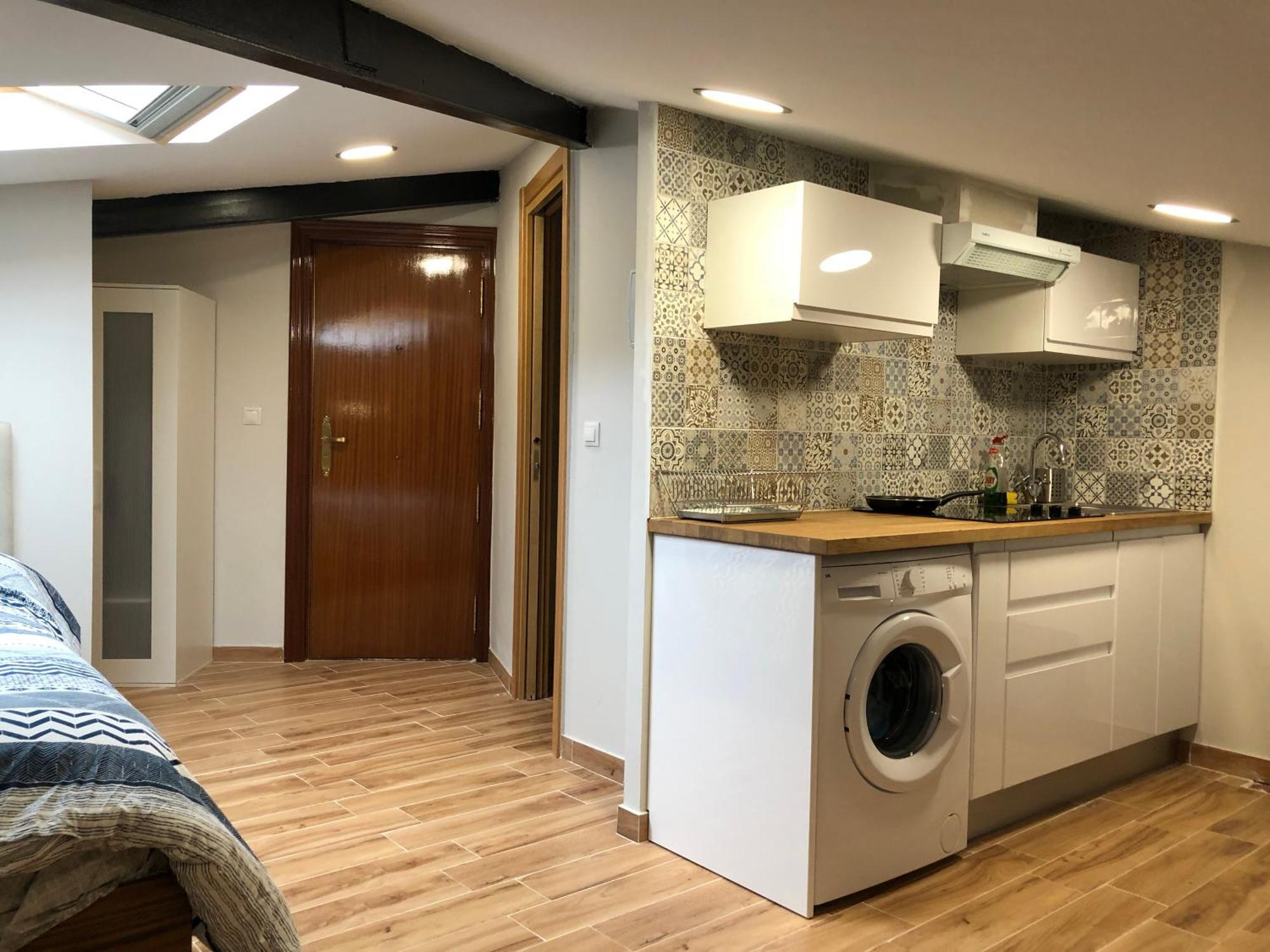 Habitacion Con Cocina Y Bano Bilbao Dış mekan fotoğraf
